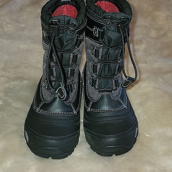 THE NORTH FACE TNF BLACK ALPENGLOW IV WATERPROOF WINTER BOOTS, SIZE 2 - Picture 6 of 11